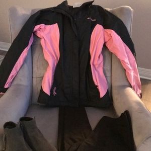 Columbia Rain Waterproof Jacket Breast Cancer S